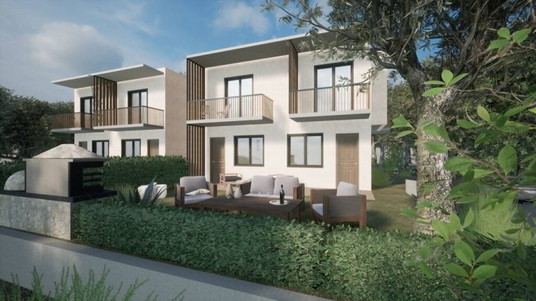 Immobilienangebot - Paralia Dionisiou - Alle - Neubauprojekt - Maisonettewohnungen als DHH nur ca. 500 m vom Strand von Paralia Dionisiou entfernt!