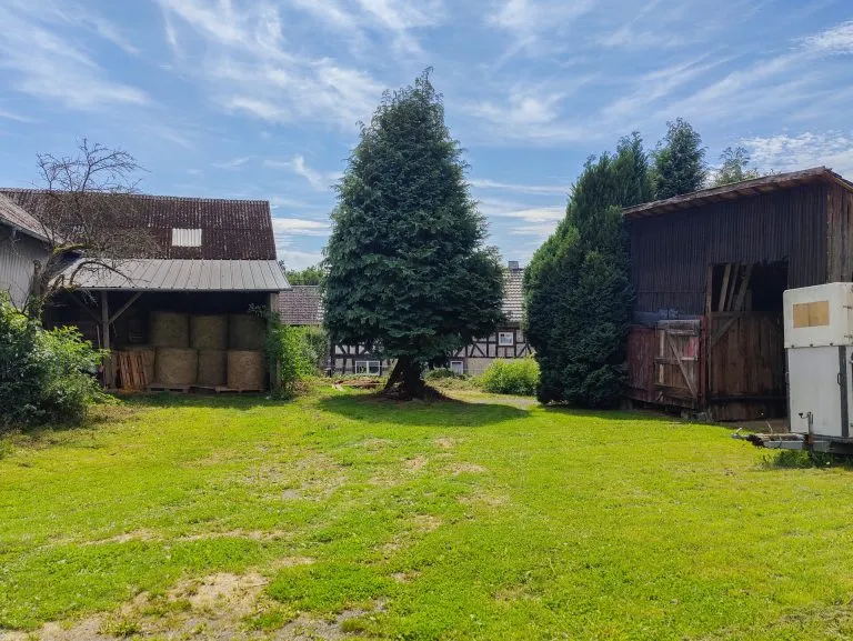 Immobilienangebot - Altenkirchen - Alle - ***Reduziert***Landwirtschaftliches Anwesen mit Stall, Scheune und Paddock zur Pferdehaltung! Ca. 20.000 m² Weideland erwerbbar!