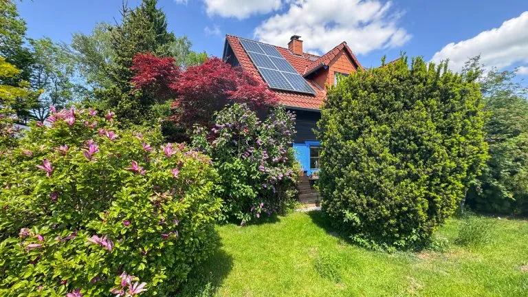 Immobilienangebot - Rennerod - Alle - *RESERVIERT* Ländliche Ruhe, stadtnah genießen. Schickes Blockhaus mit Garten in Feldrandlage!