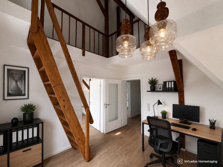 Immobilienangebot - Wissen - Alle - Stilvolle Gewerbefläche in Wissen – Moderne Büroeinheit mit Galerie, Balkon und Stellplatz