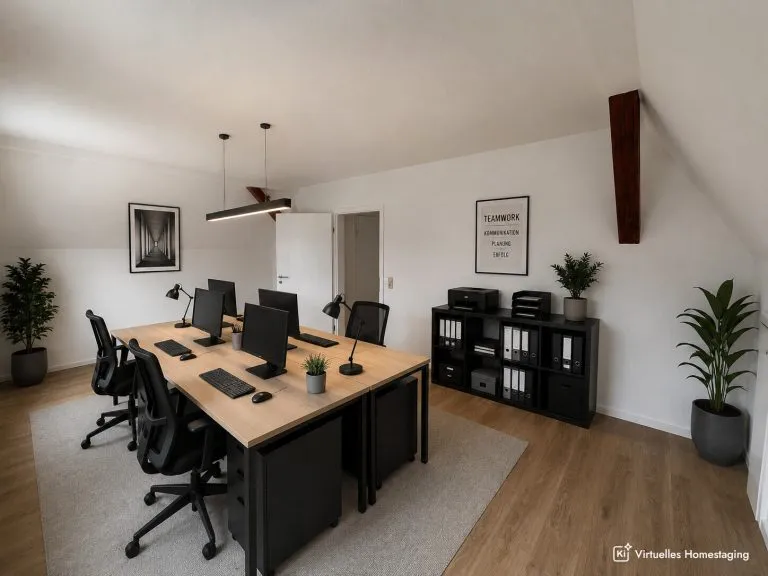 Immobilienangebot - Wissen - Alle - Stilvolle Gewerbefläche in Wissen – Moderne Büroeinheit mit Galerie, Balkon und Stellplatz