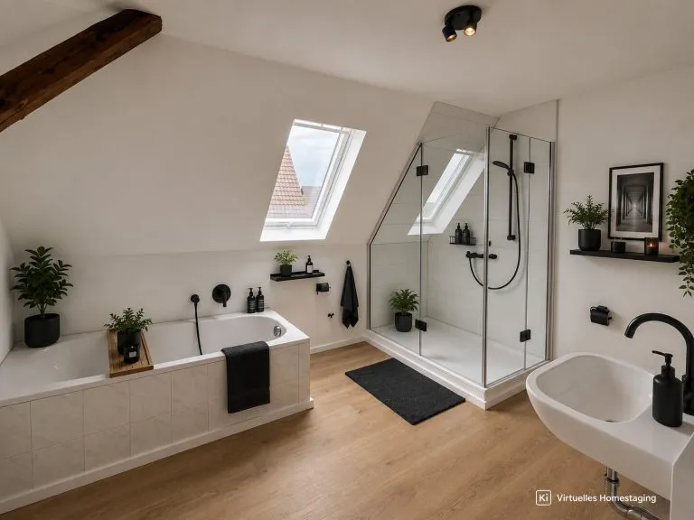 Immobilienangebot - Wissen - Alle - Stilvolle Gewerbefläche in Wissen – Moderne Büroeinheit mit Galerie, Balkon und Stellplatz