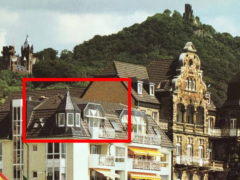 Immobilienangebot - Königswinter - Alle - Seniorengerechte 2-Zimmer-Dachgeschosswohnung für eine Person mit Aufzug in Toplage direkt am Rhein