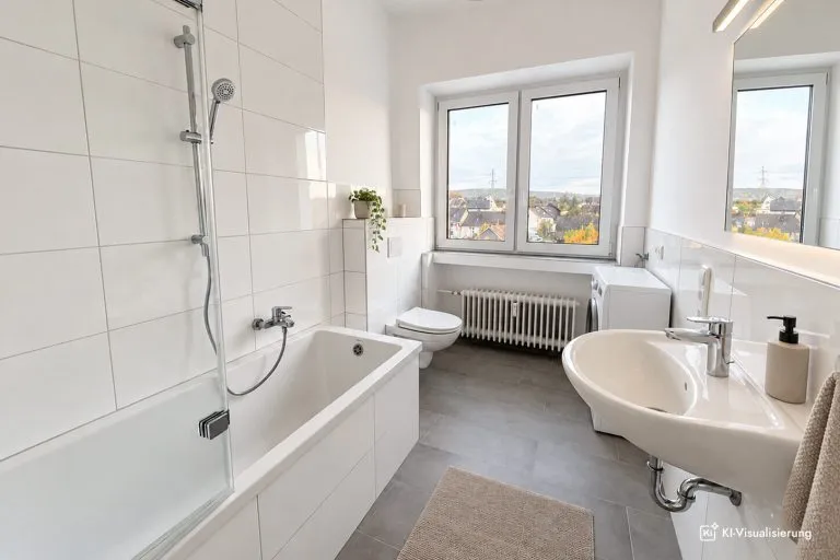 Immobilienangebot - Hamm - Alle - Frisch sanierte 4-Zimmer-Wohnung im Herzen von Hamm (Sieg) – mit Terrasse und Stellplatz!